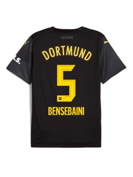 Borussia Dortmund Ramy Bensebaini #5 Replika Borta Kläder 2024-25 Kortärmad
